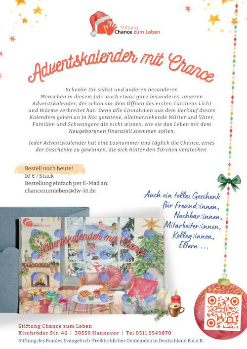 Chance zum Leben Adventskalender 2025
