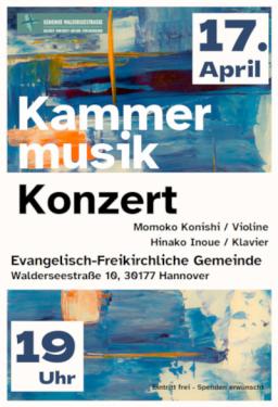 EFGW Kammermusikkonzert 17042026